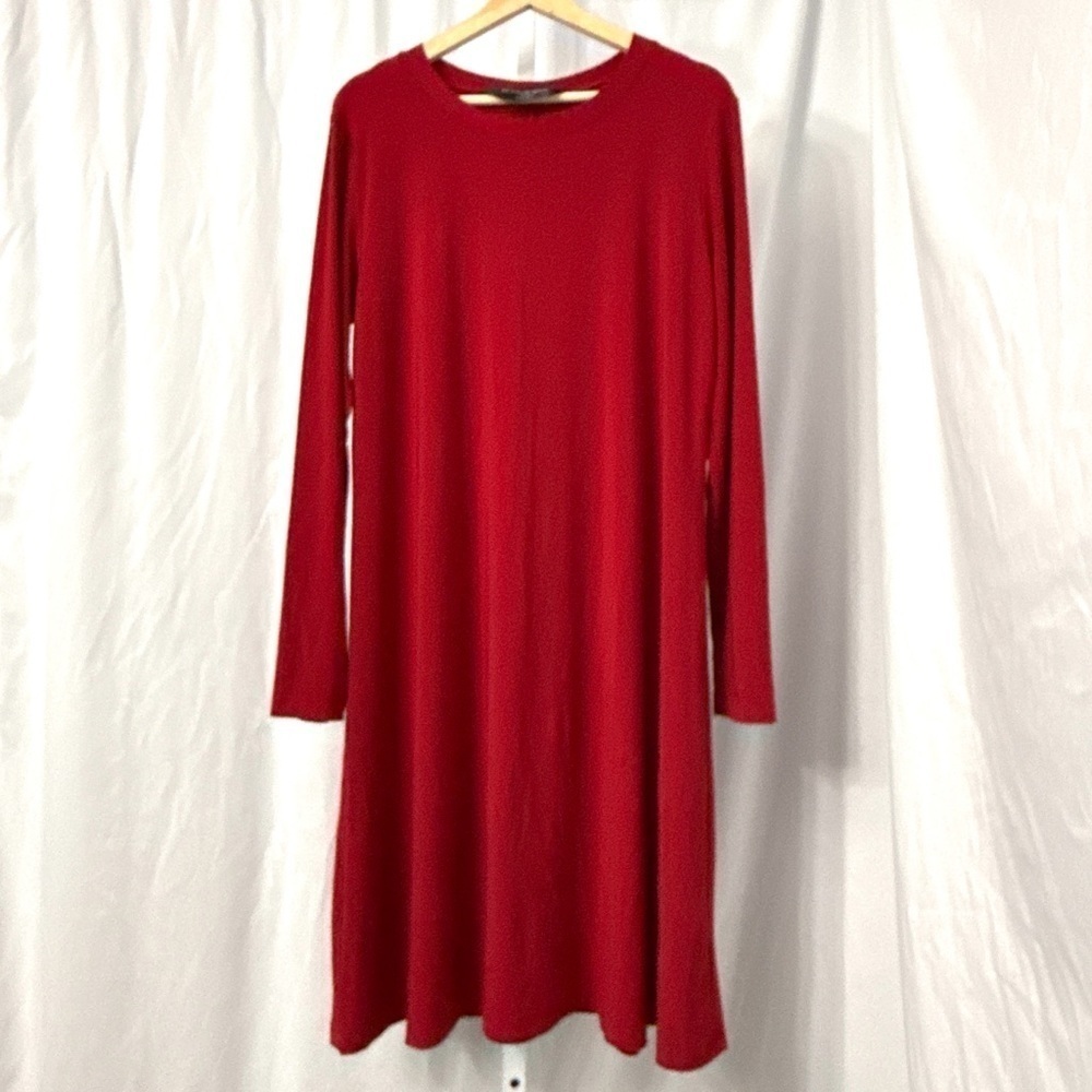 Norma Kamali Red Midi Dress XL NK486101 - Picture 2 of 11
